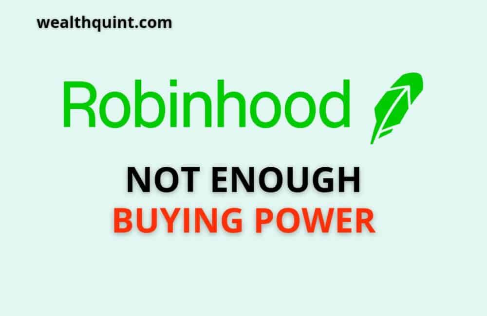 Robinhood not enough buying power