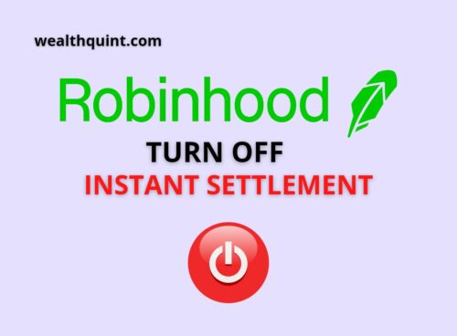 Robinhood turn off instant settlement