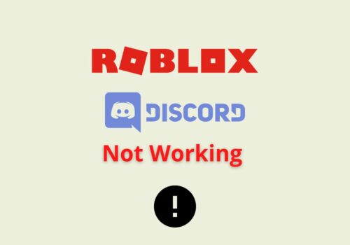 Roblox Discord Not Working