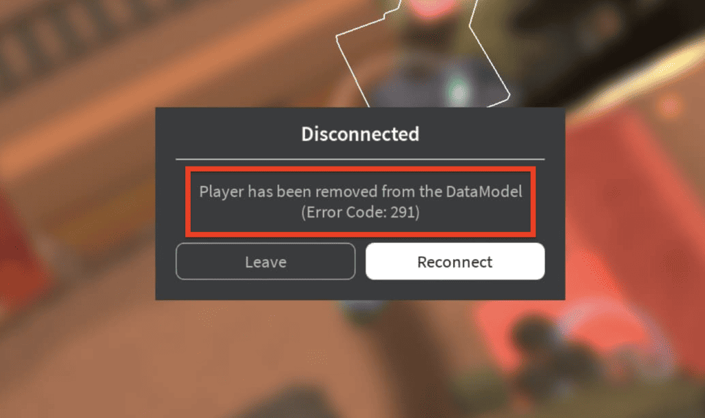 Roblox Error Code 291