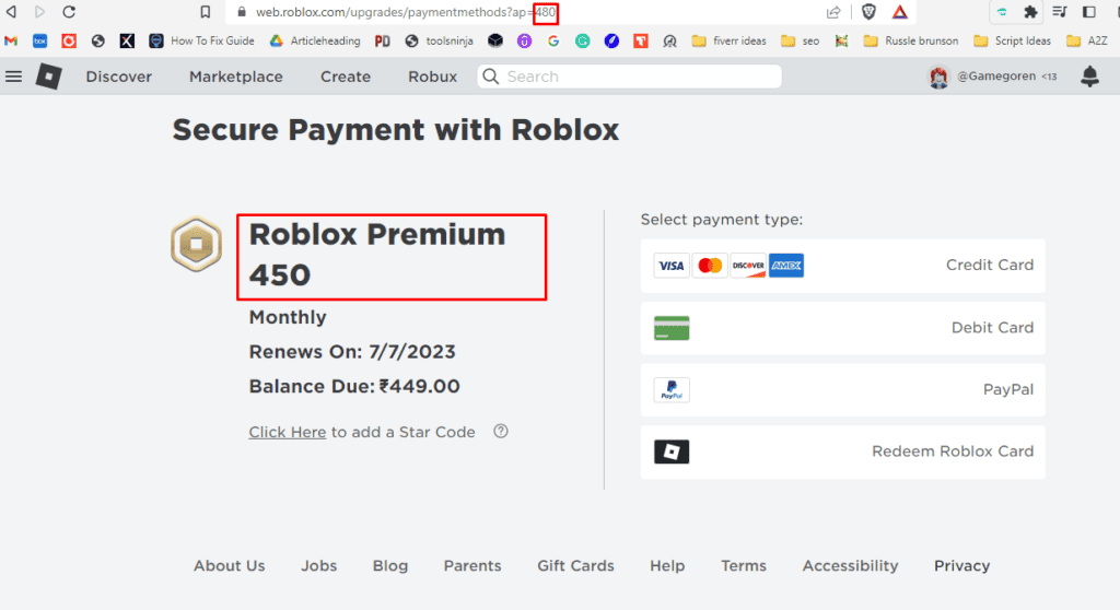 How to Fix Roblox Premium Not Available 4 Roblox Premium is not available 450