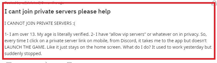 How To Fix Roblox Private Server Not Working 2 Roblox Private Server issue