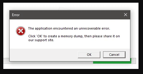 How to Fix Roblox The Application Encountered An Unrecoverable Error 1 Roblox The Application Encountered An Unrecoverable Error