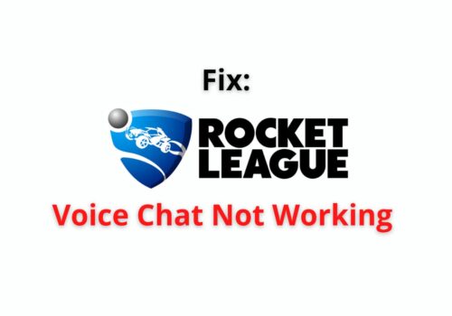 Rocket league voice chat not woking