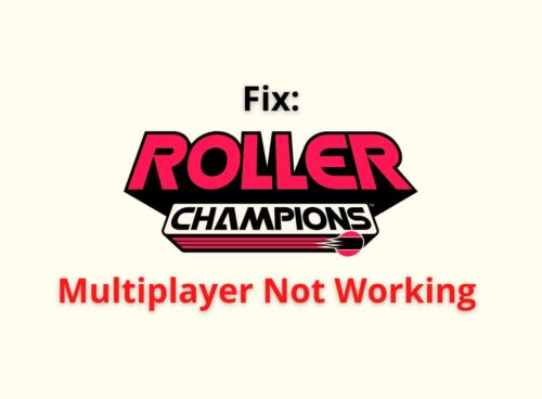 Roller Champions Multiplayer Not Working