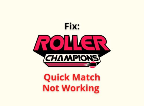 Roller Champions Quick Match Not Working