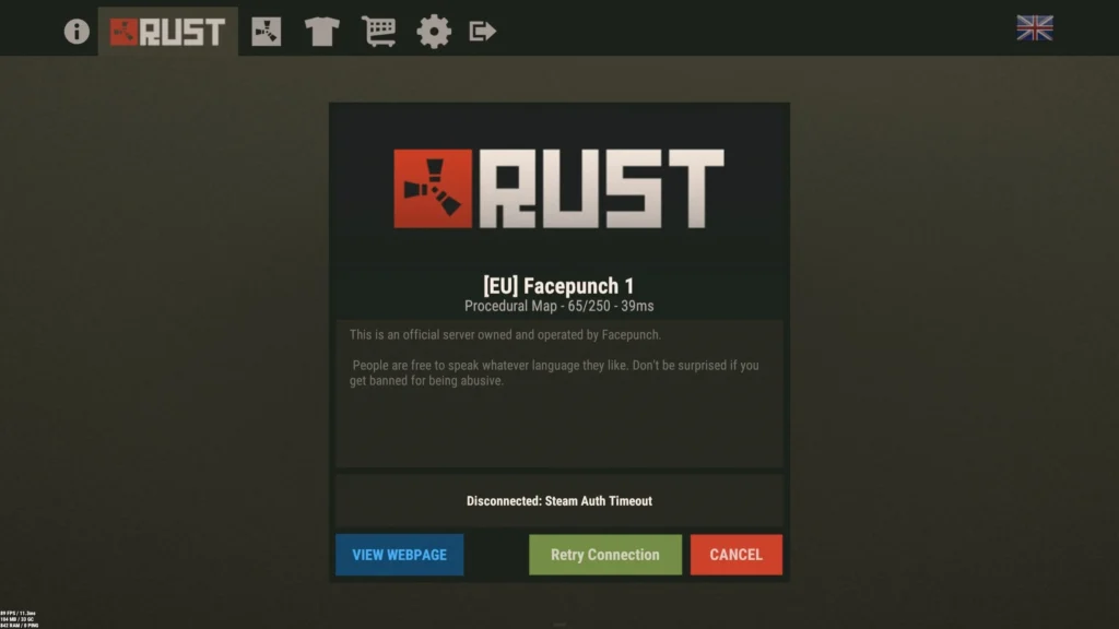 How To Fix Rust Disconnected Steam Auth Timeout Error 1 Rust for Disconnected Steam Auth Timeout Error