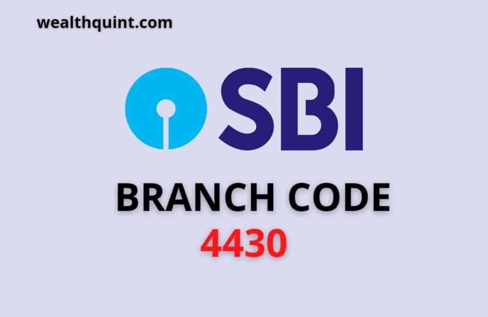 SBI Branch code 4430