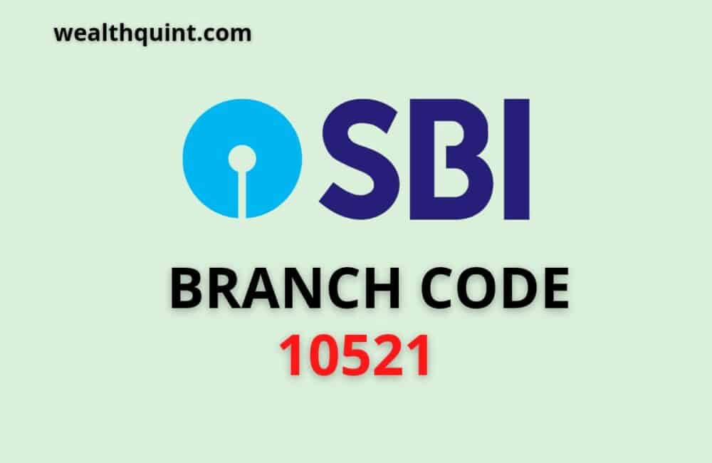 SBI branch code 10521