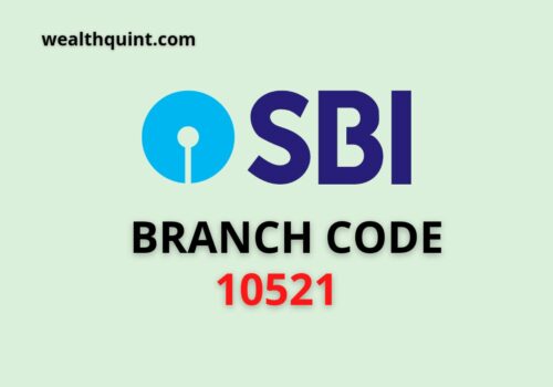 SBI branch code 10521
