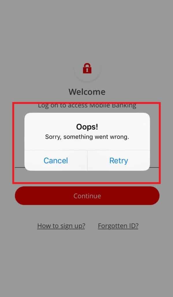 How to Fix "Oops Sorry Something Went Wrong" on Santander App 1 Santander App Oops Something Went Wrong
