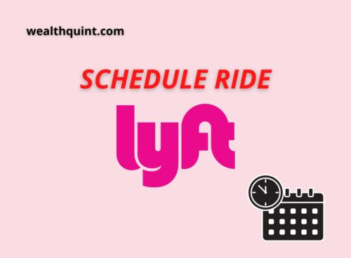 Scheduled lyft ride