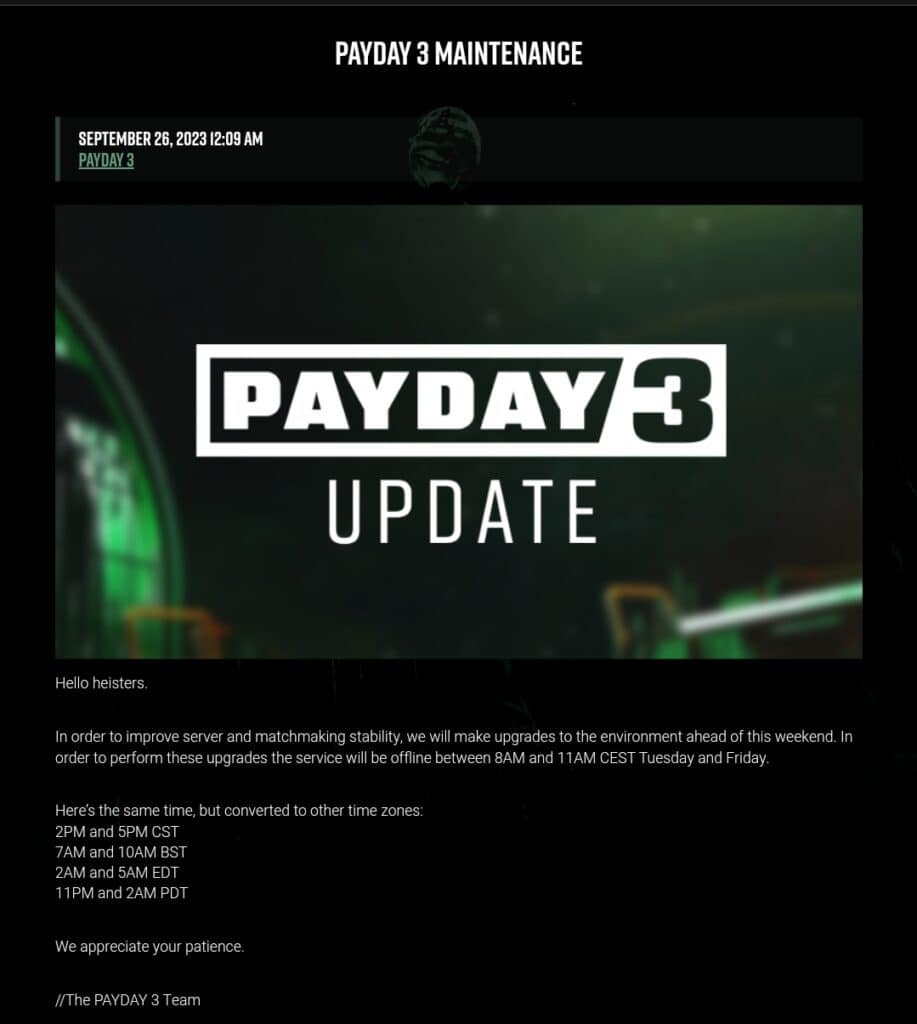 How To Fix Payday 3 Solo Not Working 4 Screenshot 2023 09 27 23 06 21 54 40deb401b9ffe8e1df2f1cc5ba480b12