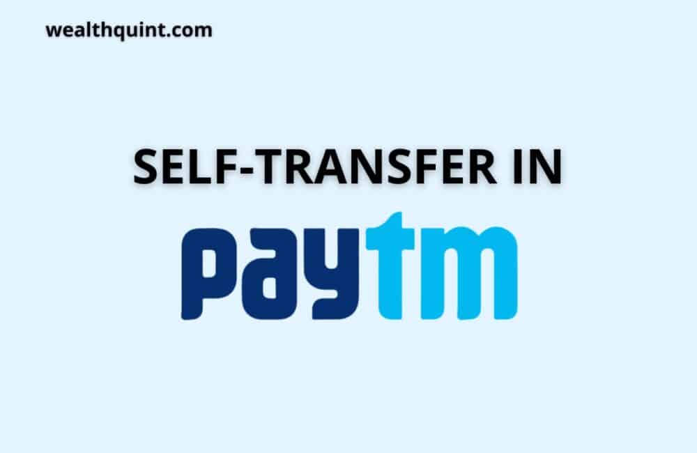 Self transfer in paytm