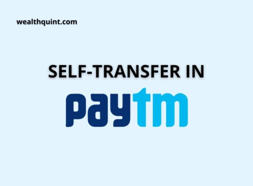 Self transfer in paytm