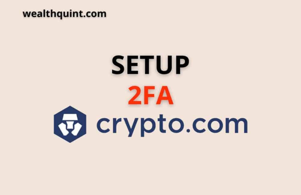 Setup 2FA crypto.com