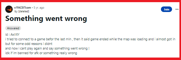 How To Fix “Something Went Wrong” On FACEIT 2 Something went wrong on Faceit