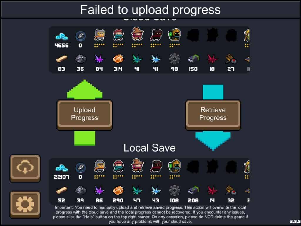 How To Fix Soul Knight Prequel Failed To Upload Progress 2 Soul Knight Prequel Failed To Upload Progress