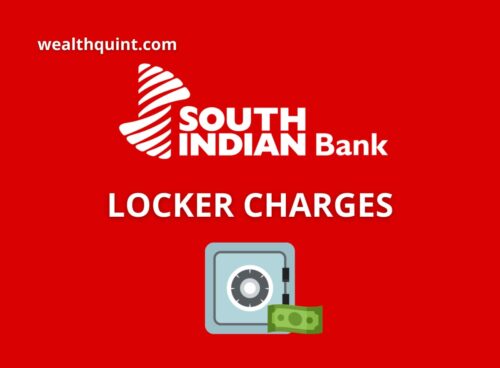 South Indian Bank Locker Charges