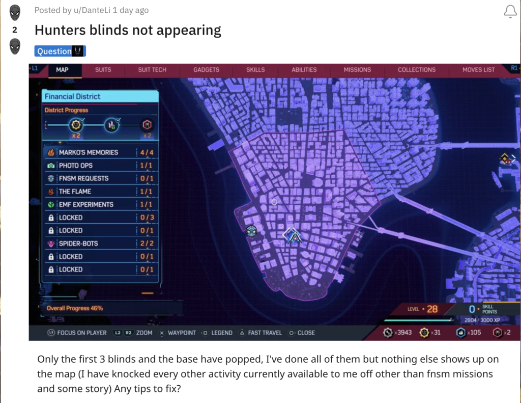 How to Fix Spider-Man 2 Hunter Blinds Not Showing Up 2 Spider Man 2 Hunter Blinds Not Showing Up
