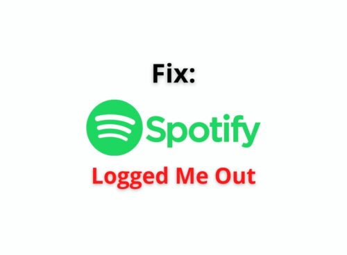 Spotify Logged me out