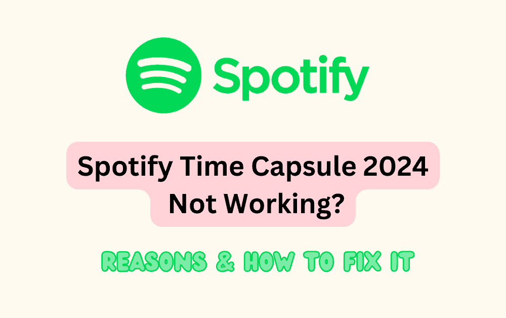 Spotify Time Capsule 2025 Not Working? Reasons & How To Fix It W