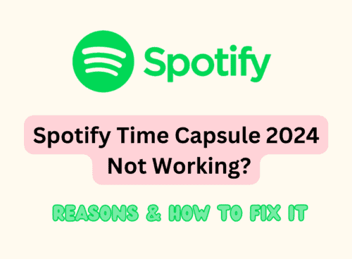 Spotify Time Capsule 2024 Not Working Reasons How to Fix It
