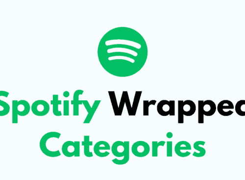Spotify Wrapped Categories