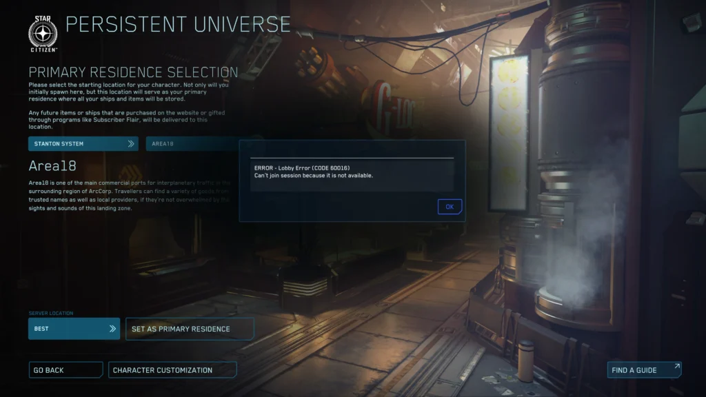 How To Fix Star Citizen Error Code 60016 2 Star Citizen Error Code 60016