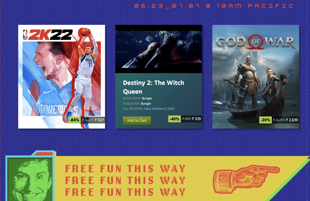 Steam Summer Sale Free Fun This Way 2022 1 Steam Summer Sale Free Fun This Way sale