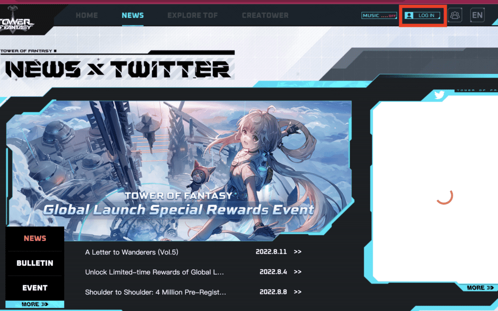 How to Create Tower of Fantasy Account? 2 Step 1 Create Tower of Fantasy Account