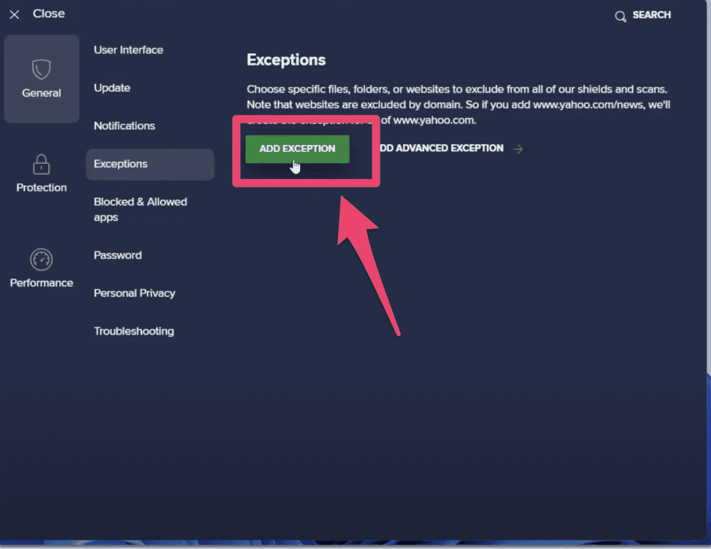 How to Fix Valorant Bootstrap Packaged Game Error 2 Step 2 Add Riot Games and Riot Vanguard Folders to Exception in Antivirus