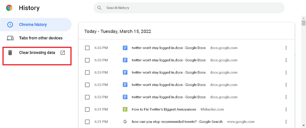 Fix: Twitter Won't Stay Logged In 7 Step 2 Clean Browser Cookies Cache