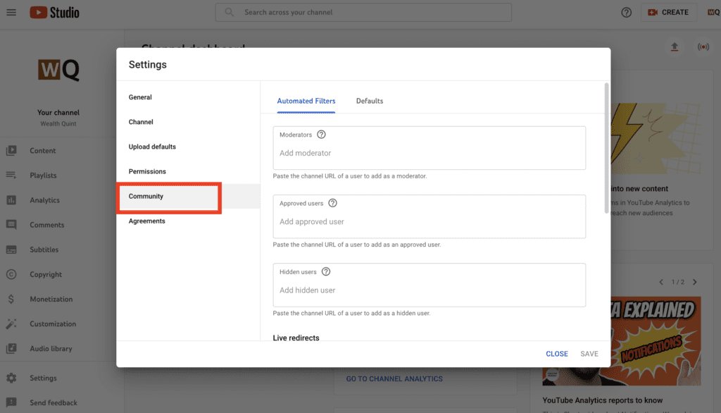 How to Use Live Redirect on YouTube? 3 Step 2 YouTube Live Redirect