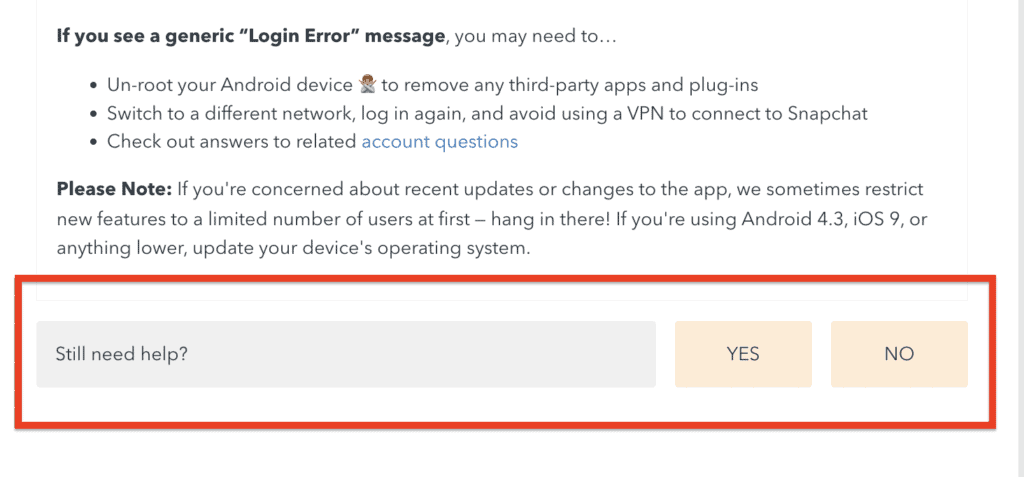 How to Fix "Support Code SS02" on Snapchat 4 Step 2 contact Snapchat Support