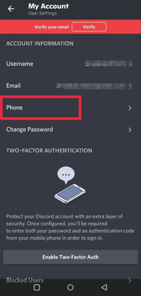Fix: This Phone Number was Recently Used on a Different Account 4 Step 3 this phone number was recently used on a different account