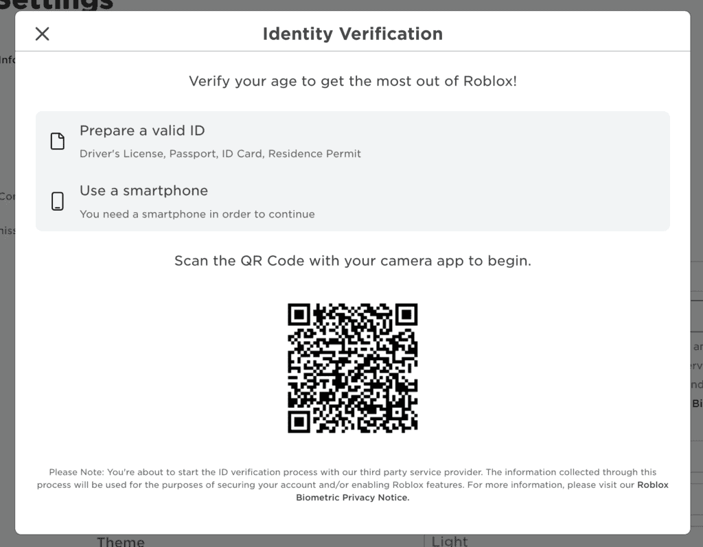 How to Fix "Your Account Isn't Eligible for this Feature" on Roblox VR Meta Quest 2 5 Step 5 Scan the QR Code