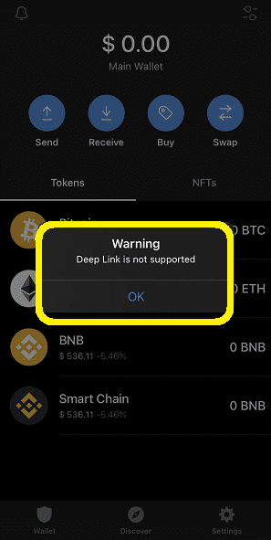 How to Enable DApp Browser on Trust Wallet? 9 Step 5 TWIOS