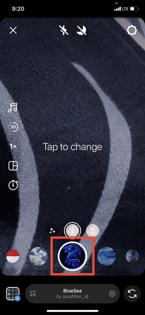 How to Use Blue Filter on Instagram? 7 Step 6 Blue Filter on Instagram
