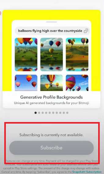 How to Fix "Subscribing Is Currently Not Available" on Snapchat 2 Subscribing Is Currently Not Available Snapchat