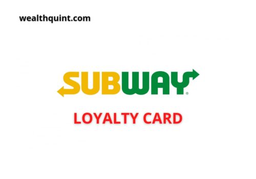 Subway loyalty card