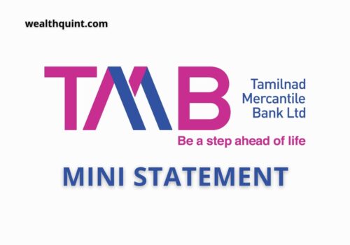 Tamilnad Mercantile Bank Mini Statement