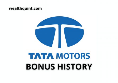 Tata motors bonus history