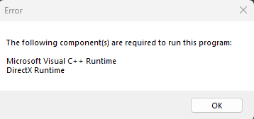 How To Fix “The Following Components Are Required To Run This Program” In Palworld 2 The Following Components Are Required To Run This Program In PalWorld