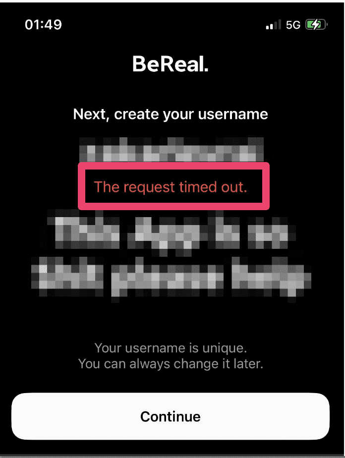 How to Fix "The Request Timed Out" on BeReal 1 The Request Timed Out bereal