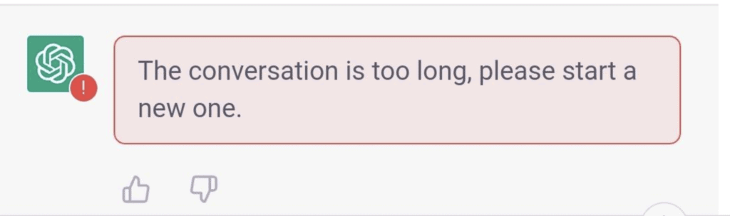 How to Fix "The Conversation Is Too Long, Please Start A New One" on ChatGPT 1 The conversation is too long, please start a new one. chatgpt