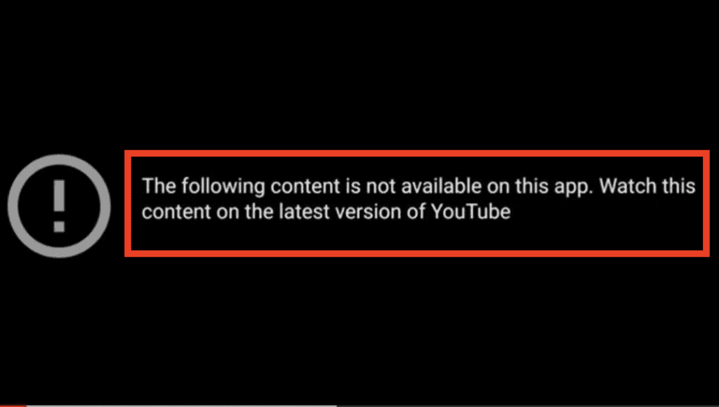 How to Fix "The Following Content is Not Available on This App" on YouTube Vanced 1 The following content is not available on this app vanced