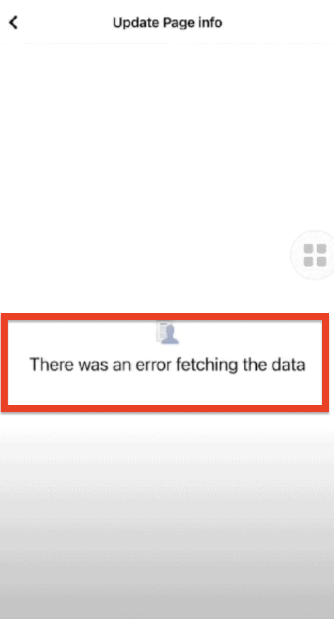 How to Fix "There Was An Error Fetching the Data" On Facebook 1 There Was An Error Fetching the Data facebook
