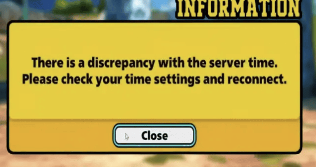 How to Fix "There is a discrepancy with the server time" on My Hero Ultra Rumble 2 There is a discrepancy with the server time My Hero Ultra Rumble