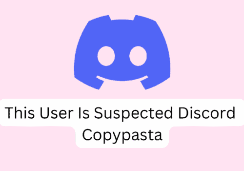 This User Is Suspected Discord Copypasta
